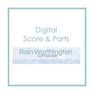 A Moment's Impression – for wind & string, Digital Score & Parts